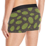 Hop pattern black background Men's All Over Print Boxer Briefs Men's Underwear
