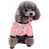 Colorful candy pattern All Over Print Pet Dog Round Neck Fuzzy Shirt