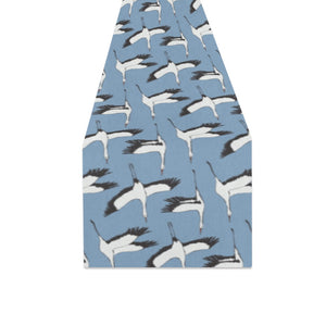 Seagull Pattern Print Design 04 Table Runner