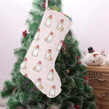 Cute Shiba Inu Dog Apple pattern Christmas Stocking