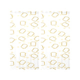 Bread Toast Pattern Print Design 01 Gauze Curtain