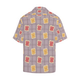 Bread Toast Pattern Print Design 05 Men's All Over Print Hawaiian Shirt (Model T58)