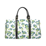 blueberry white background Travel Bag