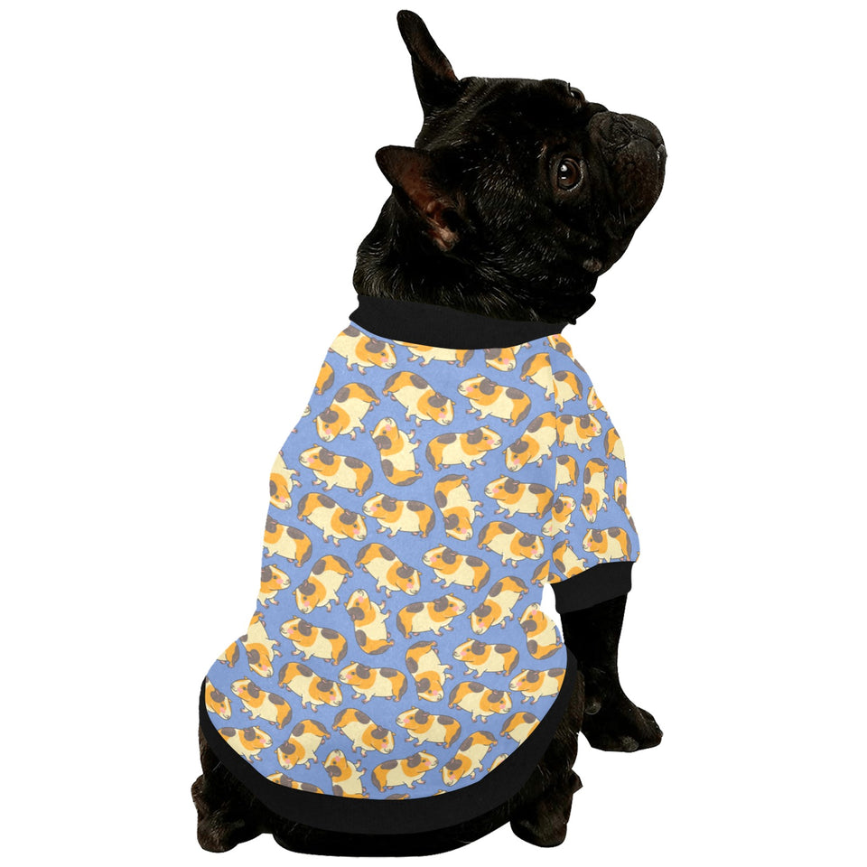 Guinea Pig Pattern Print Design 02 All Over Print Pet Dog Round Neck Fuzzy Shirt