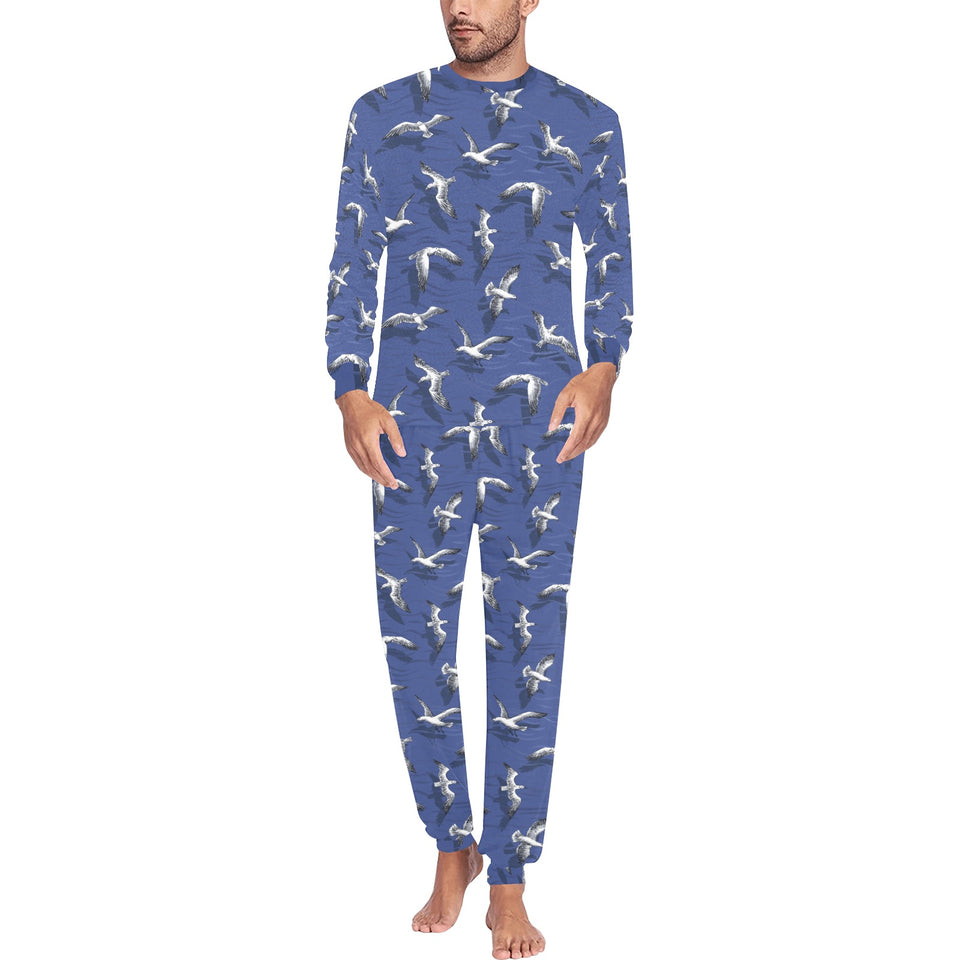 Seagull Pattern Print Design 03 Men's All Over Print Pajama