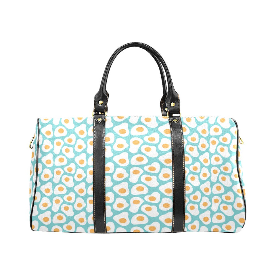 Fried Eggs Pattern Print Design 04 Travel Bag
