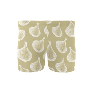 Garlic design pattern Men's Swimming Trunks