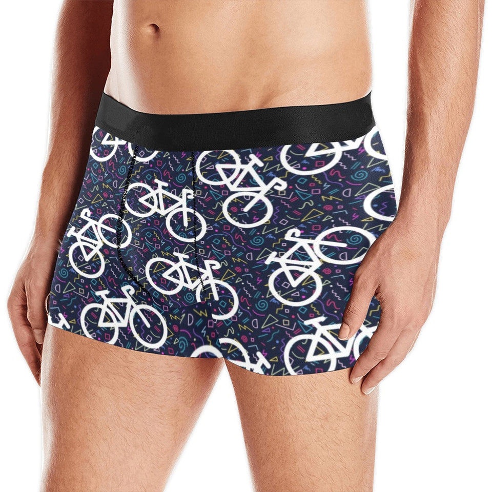 Bicycle Pattern Print Design 03 Men's All Over Print Boxer Briefs Men's Underwear