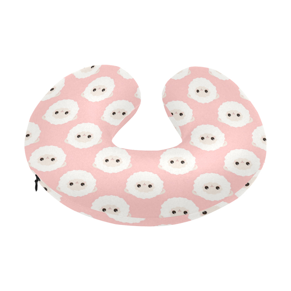 Cute sheep pattern U-Shaped Travel Neck Pillow