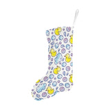 Duck Toy Pattern Print Design 01 Christmas Stocking