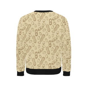 hand drawn peanuts pattern Men's Crew Neck Sweatshirt
