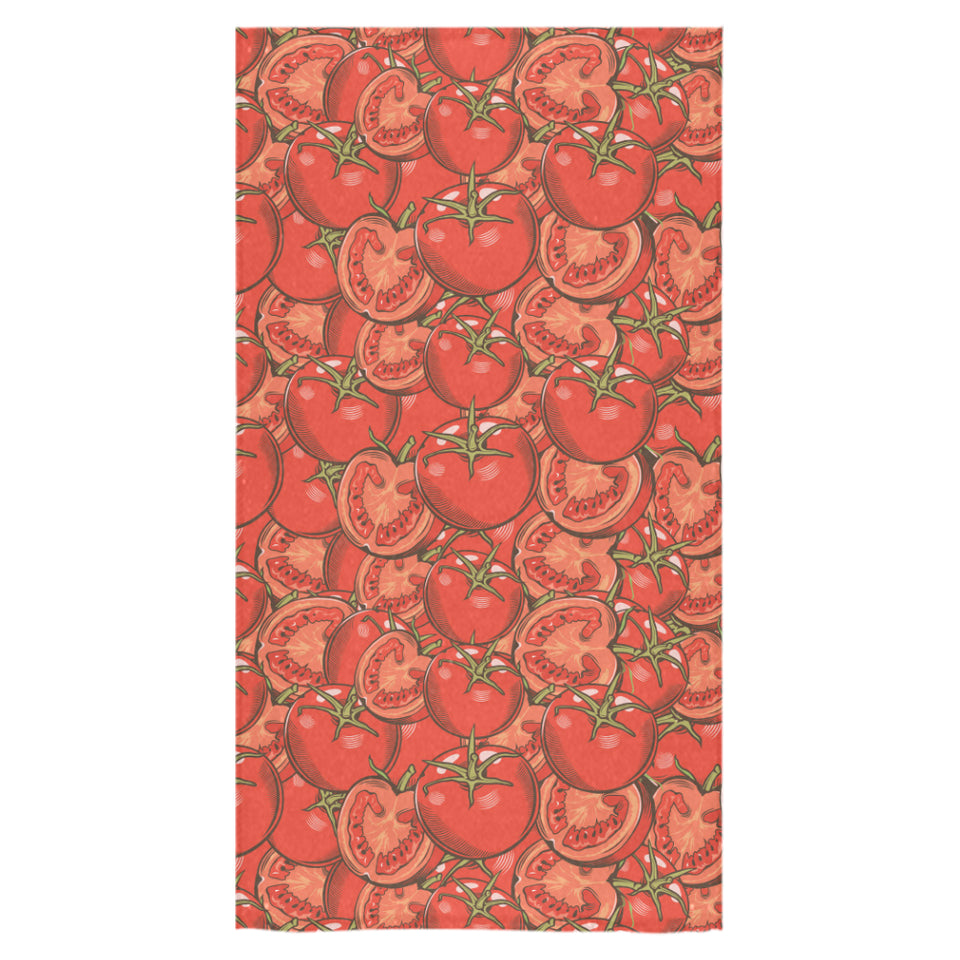 Red Tomato Pattern Bath Towel