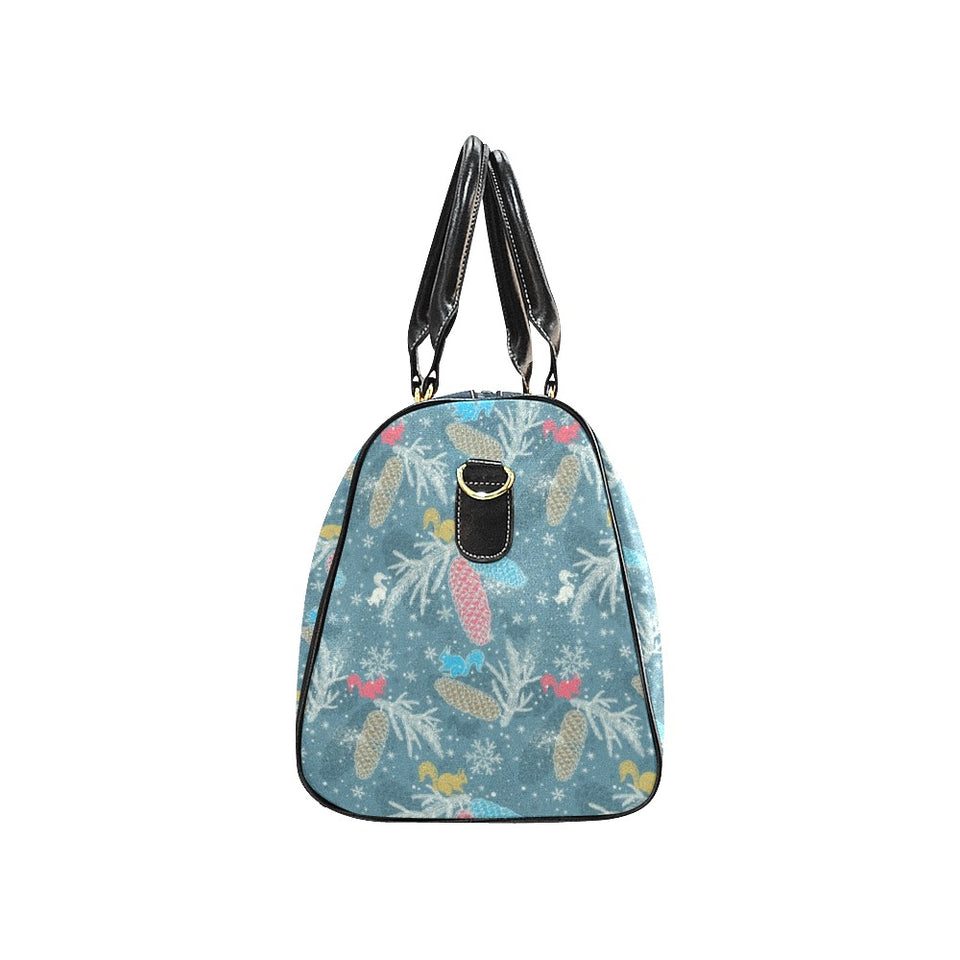 Squirrel Pattern Print Design 01 Travel Bag