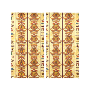 Egypt Hieroglyphics Pattern Print Design 04 Gauze Curtain