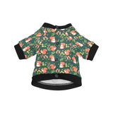 Squirrel Pattern Print Design 03 All Over Print Pet Dog Round Neck Fuzzy Shirt