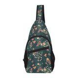 Snake forest pattern All Over Print Chest Bag