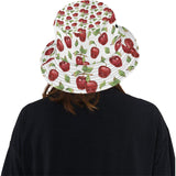 Red apples pattern Unisex Bucket Hat