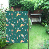 Kangaroo leaves pattern House Flag Garden Flag