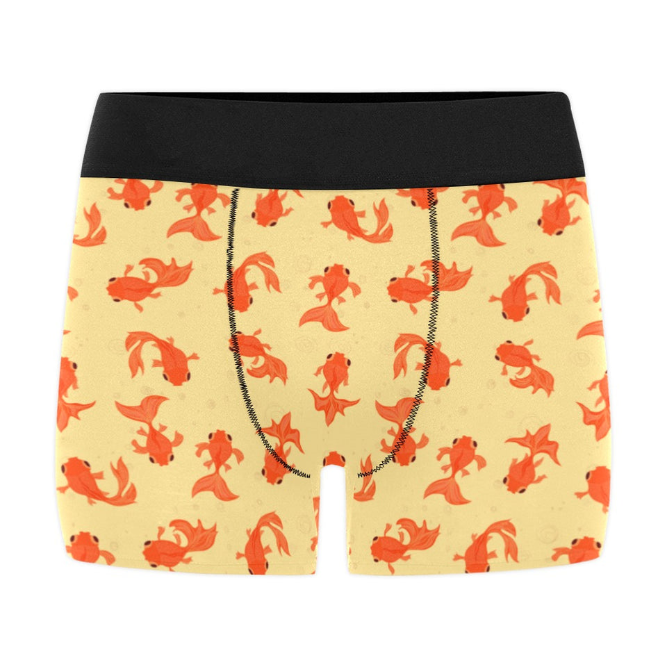 Goldfish Pattern Print Design 02 Men's All Over Print Boxer Briefs Men's Underwear