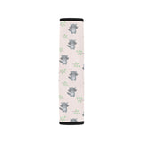 cute raccoons leaves pattern Car Seat Belt Cover