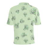 broccoli sketch pattern Men's All Over Print Polo Shirt