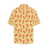 Goldfish Pattern Print Design 02 Men's All Over Print Hawaiian Shirt (Model T58)