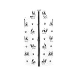 Cute french bulldog paw pattern Women's Padded Vest