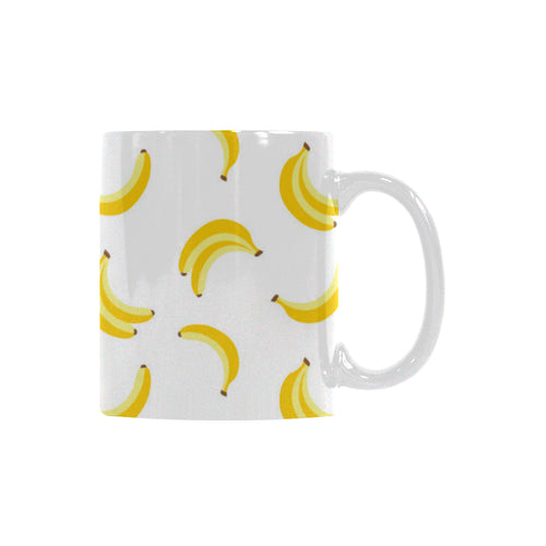 Banana pattern Classical White Mug (Fulfilled In US)