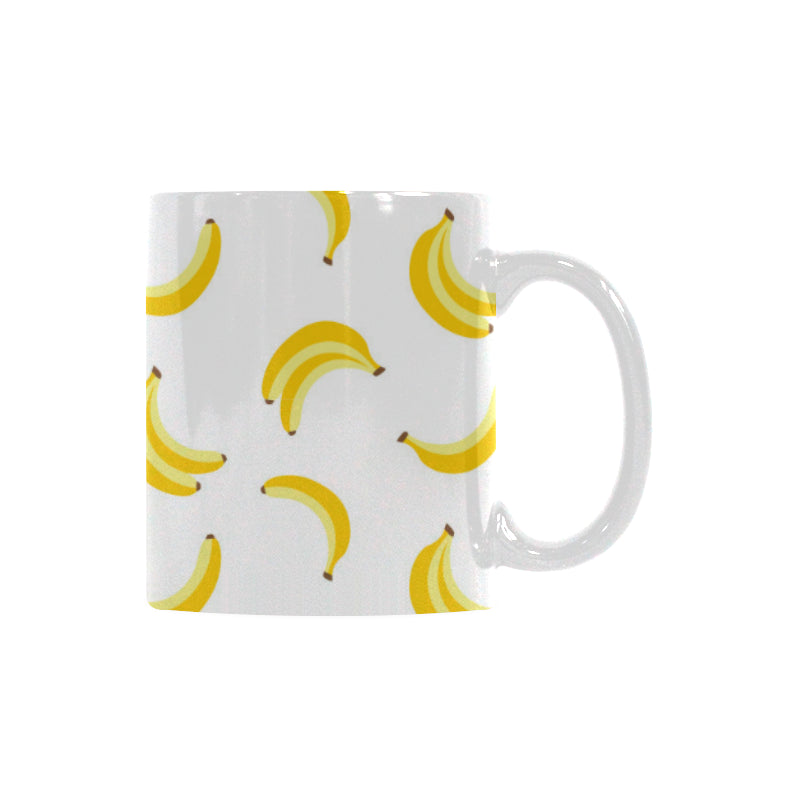 Banana pattern Classical White Mug (Fulfilled In US)