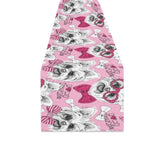 Yorkshire Terrier Pattern Print Design 03 Table Runner