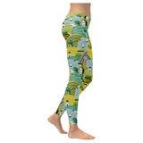 Hand drawn windmill pattern Women's Legging Fulfilled In US