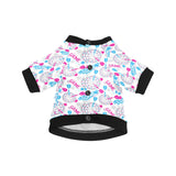 Darts Pattern Print Design 01 All Over Print Pet Dog Round Neck Fuzzy Shirt