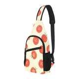 Tomato dot background All Over Print Chest Bag