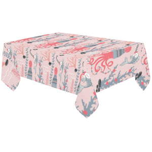 Octopus winter hat garland Fish candy Seaweed Cora Tablecloth