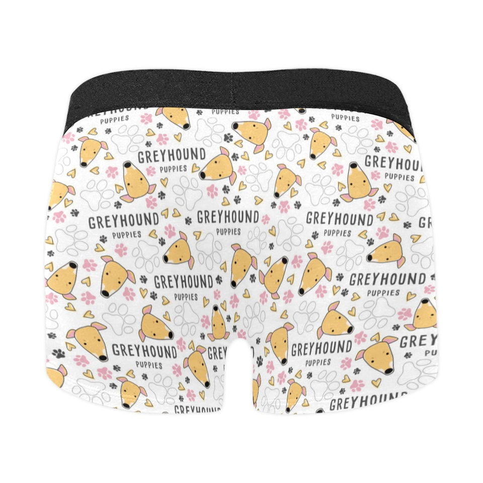 Greyhound Pattern Print Design 03 Men's All Over Print Boxer Briefs Men's Underwear