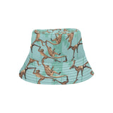 Monkey Palm tree background Unisex Bucket Hat