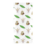 Color hand drawn cacao pattern Beach Towel