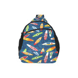 Sun Glasses Pattern Print Design 05 All Over Print Chest Bag