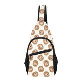 Lion Pattern Print Design 01 All Over Print Chest Bag