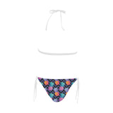 Pineapples pattern zigzag background Sexy Bikinis Two-Piece Swimsuits