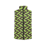 Green Peas Pattern Print Design 05 Men's Padded Vest