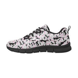 Greyhound Pattern Print Design 02 Men's Breathable Sneakers ( Model 055)
