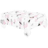 Poodle dog rose cake pattern Tablecloth