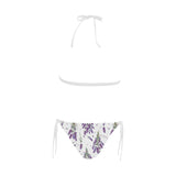 lavender flower design pattern Sexy Bikinis Two-Piece Swimsuits