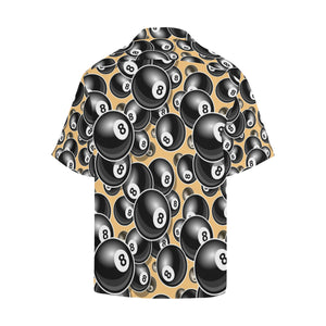 Billiard Ball Pattern Print Design 04 Men's All Over Print Hawaiian Shirt (Model T58)