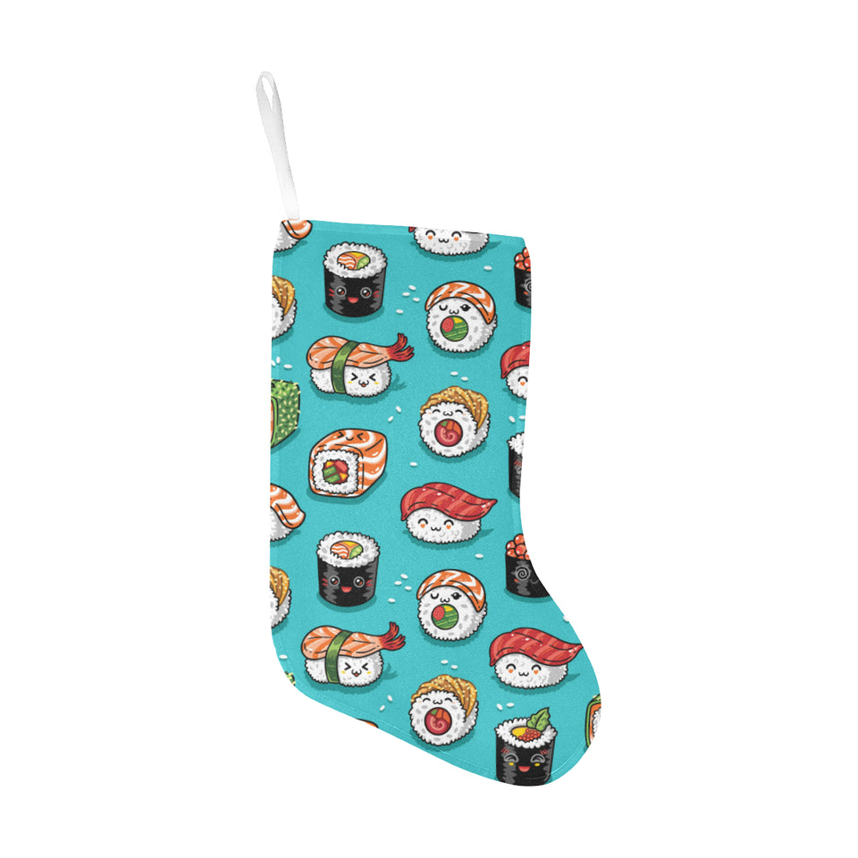 Cute sushi pattern Christmas Stocking