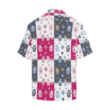 Teddy Bear Pattern Print Design 03 Men's All Over Print Hawaiian Shirt (Model T58)