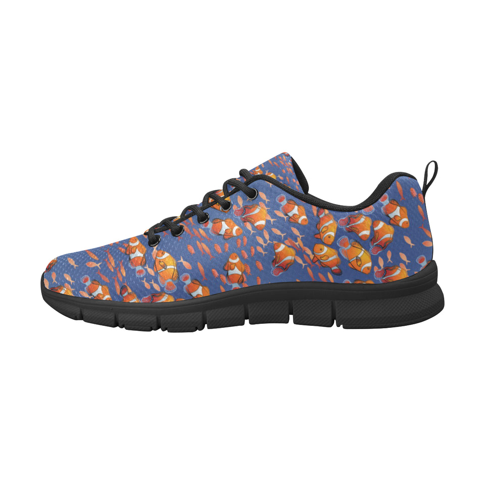 Clown Fish Pattern Print Design 04 Men's Breathable Sneakers ( Model 055)