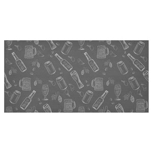 Beer hand drawn pattern Tablecloth