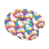 Colorful crow illustration pattern U-Shaped Travel Neck Pillow